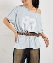 【WHO'S WHO gallery】ナンバリングチュニックTEE