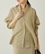 【Loungedress】リネンバックタイシャツ