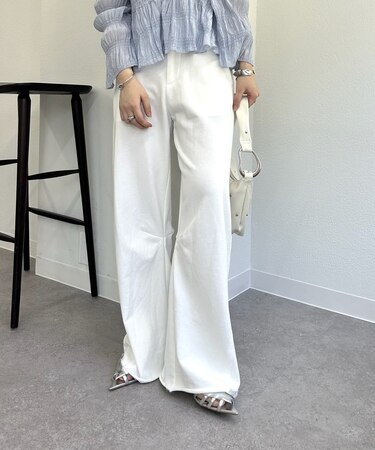 【mystic】カーブスウェットパンツ