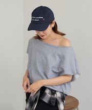 【SHENERY】フレンチスリーブオフショルスウェット