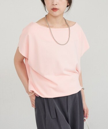 【SHENERY】フレンチスリーブオフショルスウェット