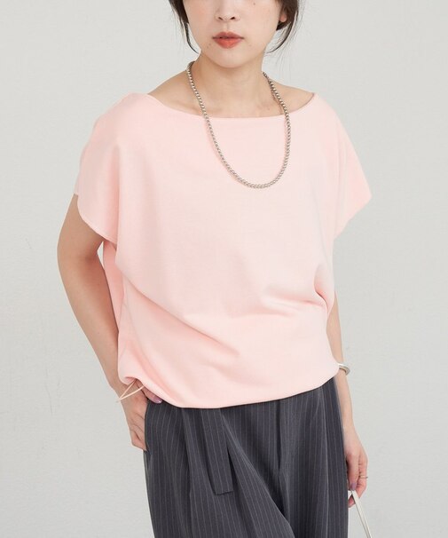 【SHENERY】フレンチスリーブオフショルスウェット