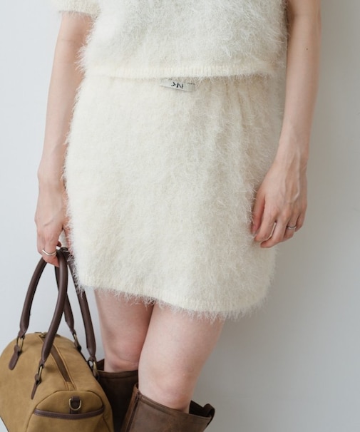 【Kastane】シャギーミニスカート