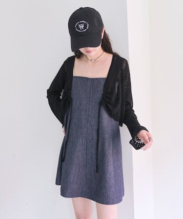 【mystic】デニムミニジャンスカ