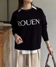 ROUENロゴニットプルオーバー