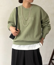 エンボスロゴスエットライクニット