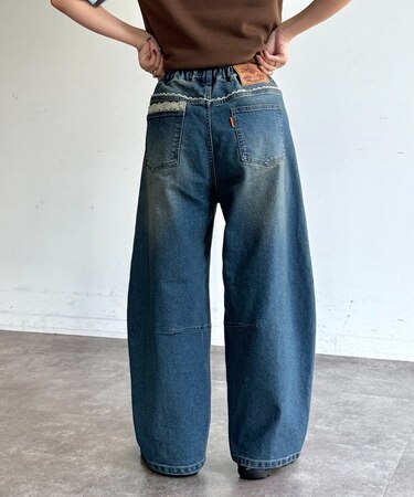 レースバレルデニム