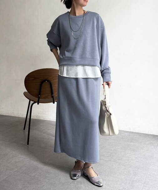 【タイパ・コスパ最強】ボンディングプルオーバー×ナロースカート