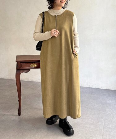 インナーセットフェイクスエードジャンスカ