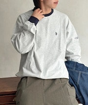 【U.S. POLO ASSN. 】スピンドルバルーンロンT