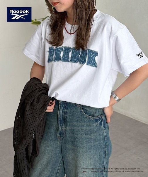 【Reebok】デニムワッペンT