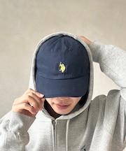 【U.S. POLO ASSN.】 1ポイント刺繍ツイルキャップ