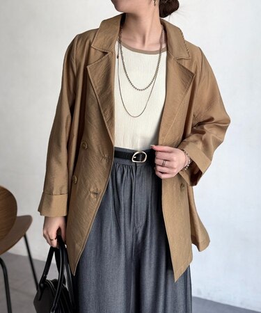 シアーテーラードジャケット