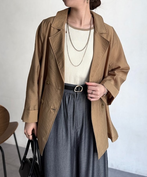 シアーテーラードジャケット