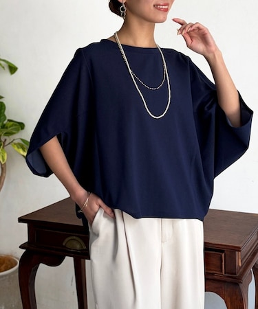 梨地ヤッコスリーブプルオーバー