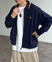 【U.S. POLO ASSN.】鹿の子ジップブルゾン