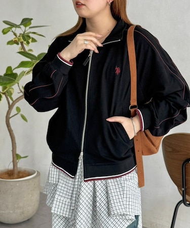 【U.S. POLO ASSN.】鹿の子トラックジャケット