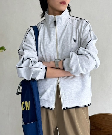 【U.S. POLO ASSN.】鹿の子トラックジャケット