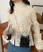 【Discoat】丸ビーズミニバッグ