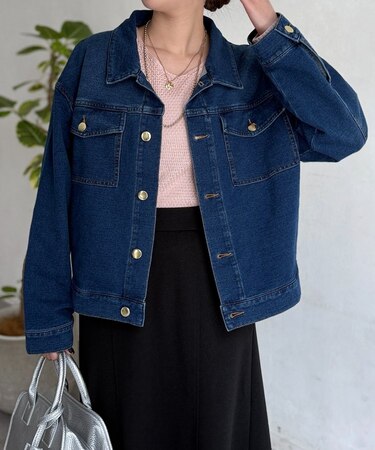 GLDボタン襟付きGジャン