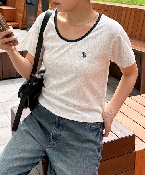 【U.S. POLO ASSN.】UネックT