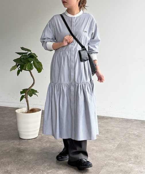 【PENNEYS】ティアードシャツワンピース