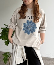 センハナ刺繍ワッペンロンT