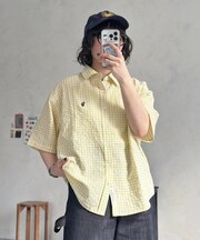 【U.S. POLO ASSN.】シアサッカー半袖シャツ