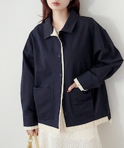 【Kastane】レイヤードミドルシャツジャケット