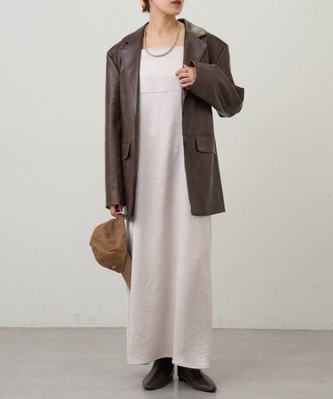 【SHENERY】サテンキャミワンピース