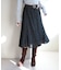 【Kastane】ドットシアーミドルスカート