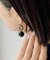 【ear PAPILLONNER】ラウンドストーンピアス
