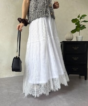 レースティアードスカート