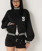 【WHO'S WHO gallery】Sロゴコンパクトトラックジャケット