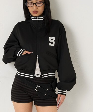 【WHO'S WHO gallery】Sロゴコンパクトトラックジャケット