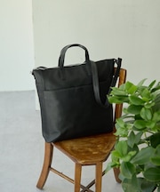 【ear PAPILLONNER】《本革/A4サイズ対応》縦型トートバッグL