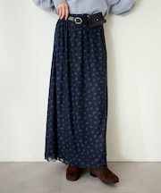 【Kastane】【チェック&花柄】アソートシアースカート