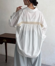 コットンBACKテープシャツ