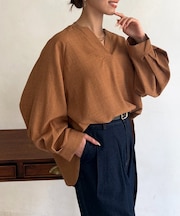 リネンライクスキッパーブラウス
