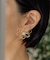 【ear PAPILLONNER】ワイヤーフラワーピアス