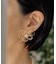 【ear PAPILLONNER】ワイヤーフラワーピアス