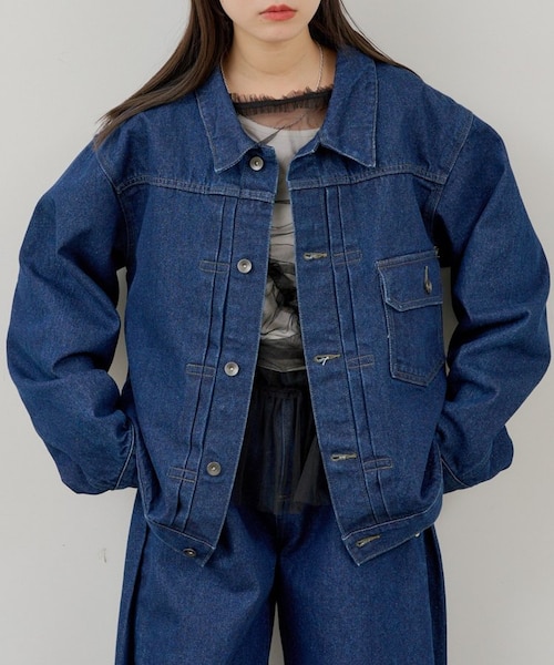 【WHIMSIC/SETUP対応】TYPE-1 デニムジャケット Kastane】【WHIMSIC】TYPE-1 デニムジャケット｜パルグループ