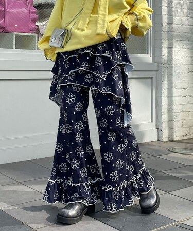 【Ciaopanic】【kozaru】HSアシメスカートSETフレアパンツ