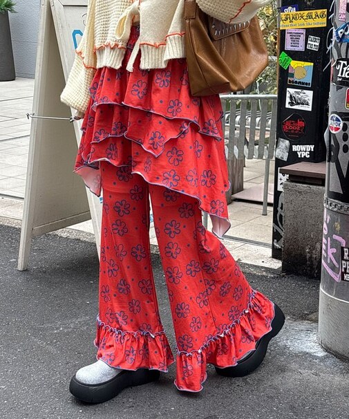 【Ciaopanic】【kozaru】HSアシメスカートSETフレアパンツ