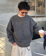 【Ciaopanic】フリンジフェルトピグメントスウェット