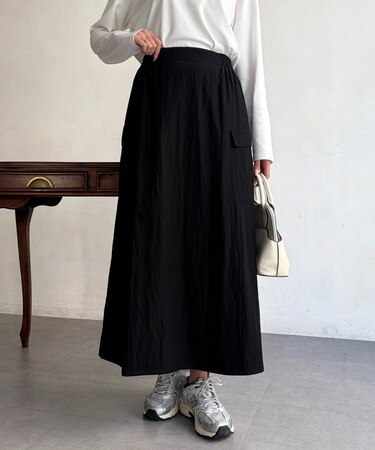 レーヨンナイロンワークスカート