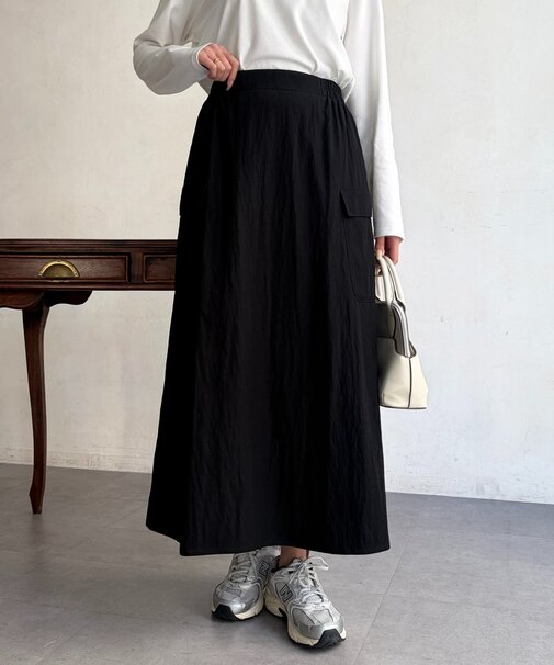 レーヨンナイロンワークスカート