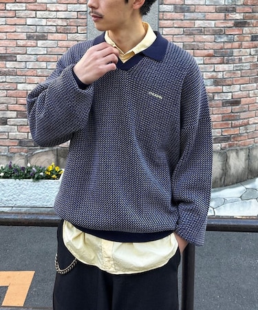 【Ciaopanic】バーズアイニットポロシャツ