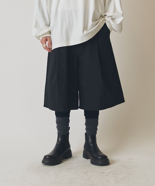 【Lui's】ミリタリーワイドショートパンツ