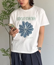 デニムアップリケコンパクトT